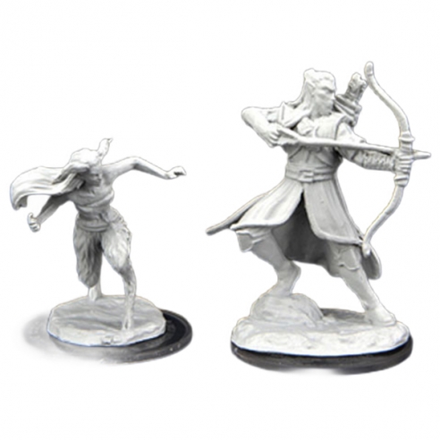 Critical Role Unpainted Miniatures - Verdant Guard Marksman & Satyr