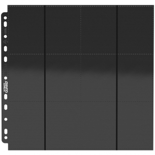 QuadRow - Pagine 12 Tasche per Album (10 Pezzi) - Nero - Ultimate Guard 2