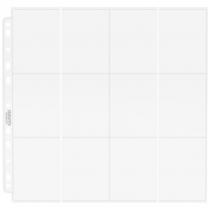 QuadRow - Pagine 12 Tasche per Album (10 Pezzi) - Trasparente - Ultimate Guard 2