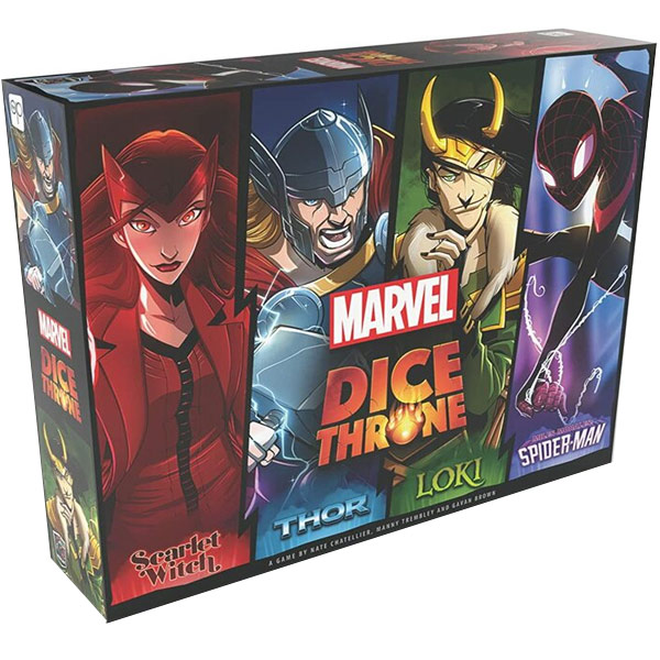 Dice Throne Scarlet, Thor, Loki, SpiderMan ENG Fantàsia
