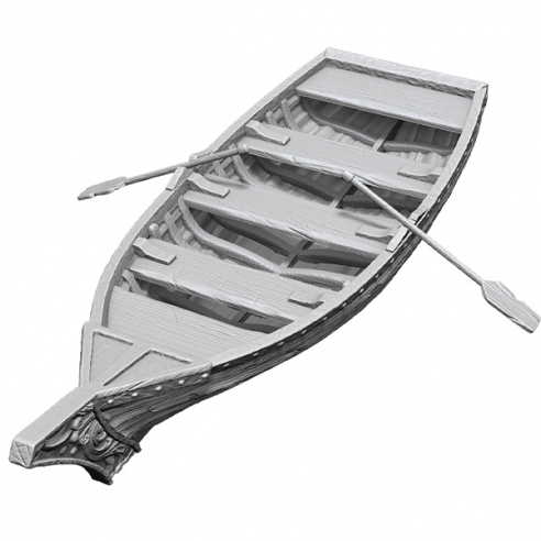 Deep Cuts Miniatures - Rowboat & Oars