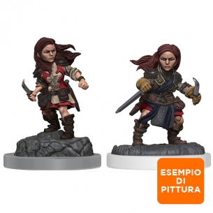 Nolzur's Marvelous Miniatures - Halfling Rogues Female 2
