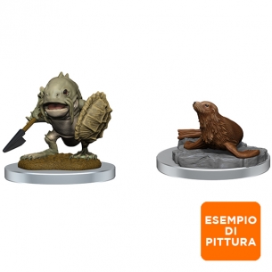 Nolzur's Marvelous Miniatures - Locathah & Seal 2