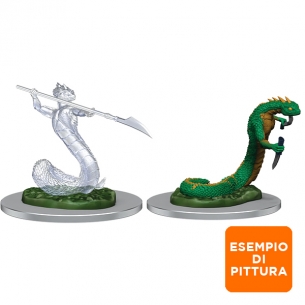 Critical Role Unpainted Miniatures - Serpentfolk & Serpentfolk Ghost 2