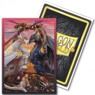 Standard - Brushed Art Valentine Dragons 2023 (100 Bustine) - Dragon Shield 2