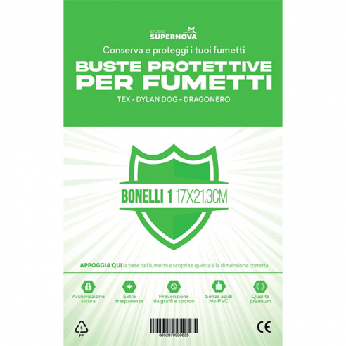100 Buste Protettive - Bonelli 1 (17...