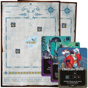 Cartographers Map Pack 4: Frozen Expanse - Realm of Frost Giants (Espansione) (ENG) 2