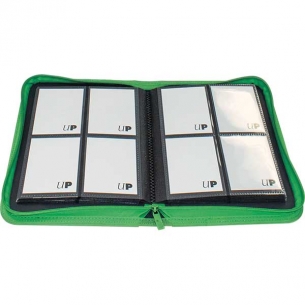Album 4 Tasche con Zip - Pro Binder - Green - Ultra Pro 2