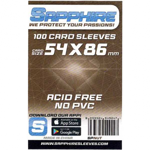 Sapphire - Nut 54 x 86 mm (100 Bustine)