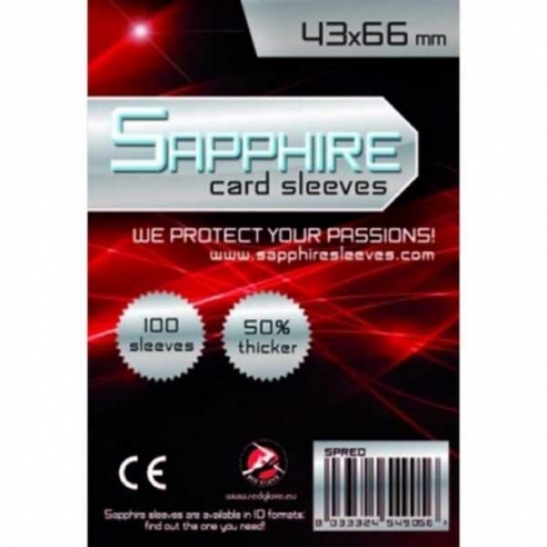 Red 43 x 66 mm (100 Bustine) - Sapphire