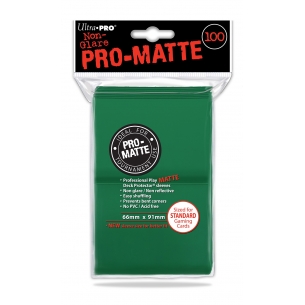 UP - PRO MATTE STANDARD SIZE - GREEN (100 bustine protettive) Ultra Pro 5,90 €