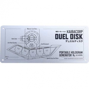 Yu-Gi-Oh! - Metal Duel Disk Schematic - Fan Plate (Limited Edition) 2