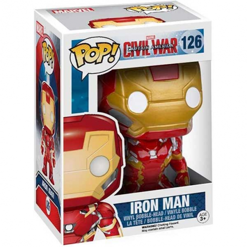 Funko Pop 126 - Iron Man - Captain...