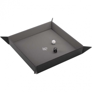 Magnetic Dice Tray Quadrato - Nero/Grigio - Gamegenic 2