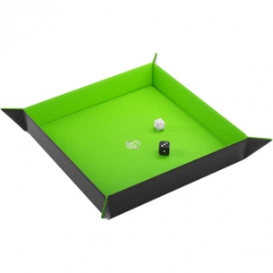 Magnetic Dice Tray Quadrato - Nero/Verde - Gamegenic 2