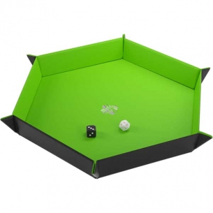 Magnetic Dice Tray Esagonale - Nero/Verde - Gamegenic 2