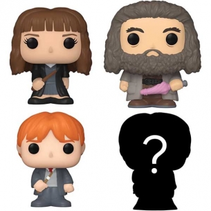 Funko Bitty Pop - Harry Potter 4 Pack - Hermione Granger / Rubeus Hagrid / Ron Weasley / Mystery 2