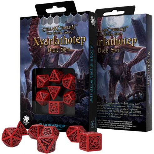 Q Workshop - Set 7 Dadi - Call of Cthulhu: The Outer Gods - Nyarlathotep