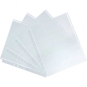 Pagine 9 Tasche per Album ad Anelli (50 Pezzi) - Ultrasonic - Clear - Gamegenic 2