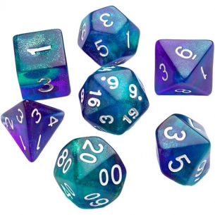 Gamegenic - Set 7 Dadi Galaxy Series - Neptune 2