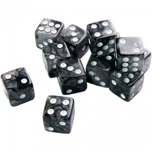 Gamegenic - Set 12 Dadi a 6 Facce Galaxy Series - Moon 2