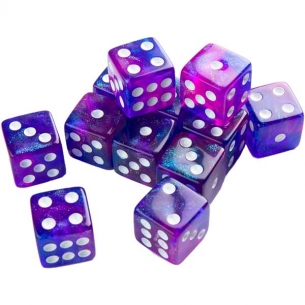 Gamegenic - Set 12 Dadi a 6 Facce Galaxy Series - Nebula 2