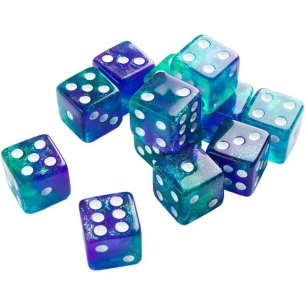 Gamegenic - Set 12 Dadi a 6 Facce Galaxy Series - Neptune 2