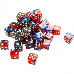 Gamegenic - Set 36 Dadi a 6 Facce Galaxy Series - Mars 2