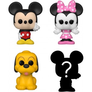 Funko Bitty Pop - Disney 4 Pack - Mickey Mouse / Minnie Mouse / Pluto / Mystery 2