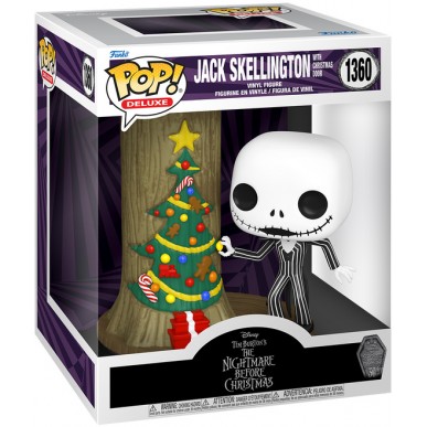Funko Pop Deluxe 1360 - Jack Skellington with Christmas Door - The Nightmare Before Christmas (Oversized)