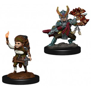 Nolzur's Marvelous Miniatures - Female Halfling Fighters 2