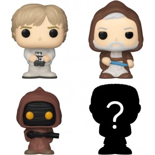 Funko Bitty Pop - Star Wars 4 Pack - Luke Skywalker / Obi-Wan Kenobi / Jawa / Mystery 2