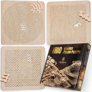 Trio Wooden Jigsaw Puzzle