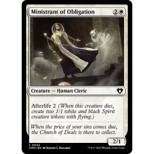 Ministrant of Obligation