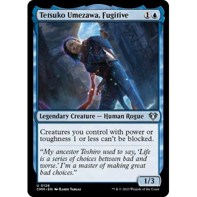 Tetsuko Umezawa, Fuggitiva