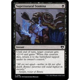 Supernatural Stamina