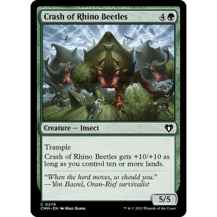 Crash of Rhino Beetles