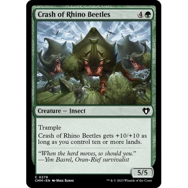 Crash of Rhino Beetles