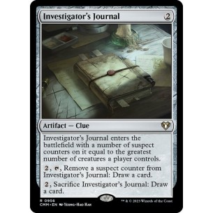 Investigator's Journal