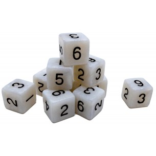 Kaissa - Set 10 Dadi Pearl...