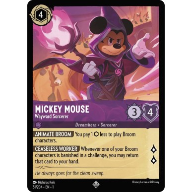 Mickey Mouse - Wayward Sorcerer
