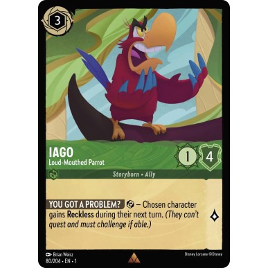 Iago - Loud-Mouthed Parrot