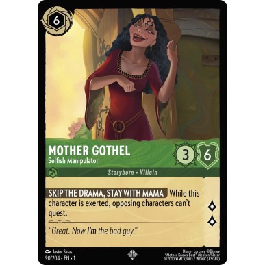 Mother Gothel - Selfish Manipulator