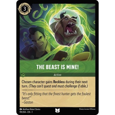 The Beast is Mine!