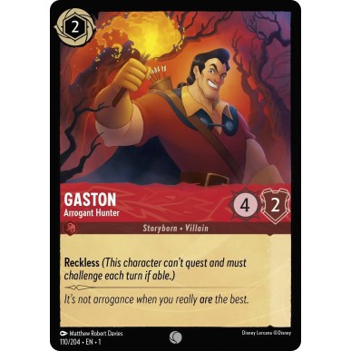 Gaston - Arrogant Hunter