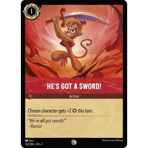 He's Got A Sword!