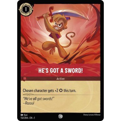 He's Got A Sword!