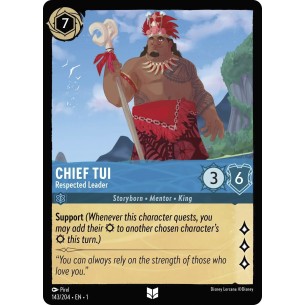 Chief Tui - Respected Leader