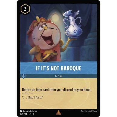 If It's Not Baroque