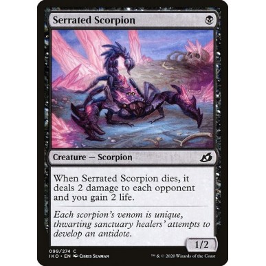Scorpione Dentellato